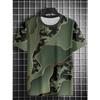 Men's Tshirt Camouflage 3dPrint T-shirt Casual Women Short Sleeve Crew Neck Tee Shirts Comfy Summer Women T-Shirt Kid TShirt Y2k