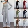 Women's Fashion Casual Long Sleeve Pants Suits