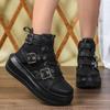Martin Boots British Style 22 Autumn New Single Shoes Couple Short Boots Platform Lace-up Casual Shoes