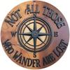 VAGABOND JOURNEY Vintage Metal Wall Art Inspirational Quote Poster Home Decor