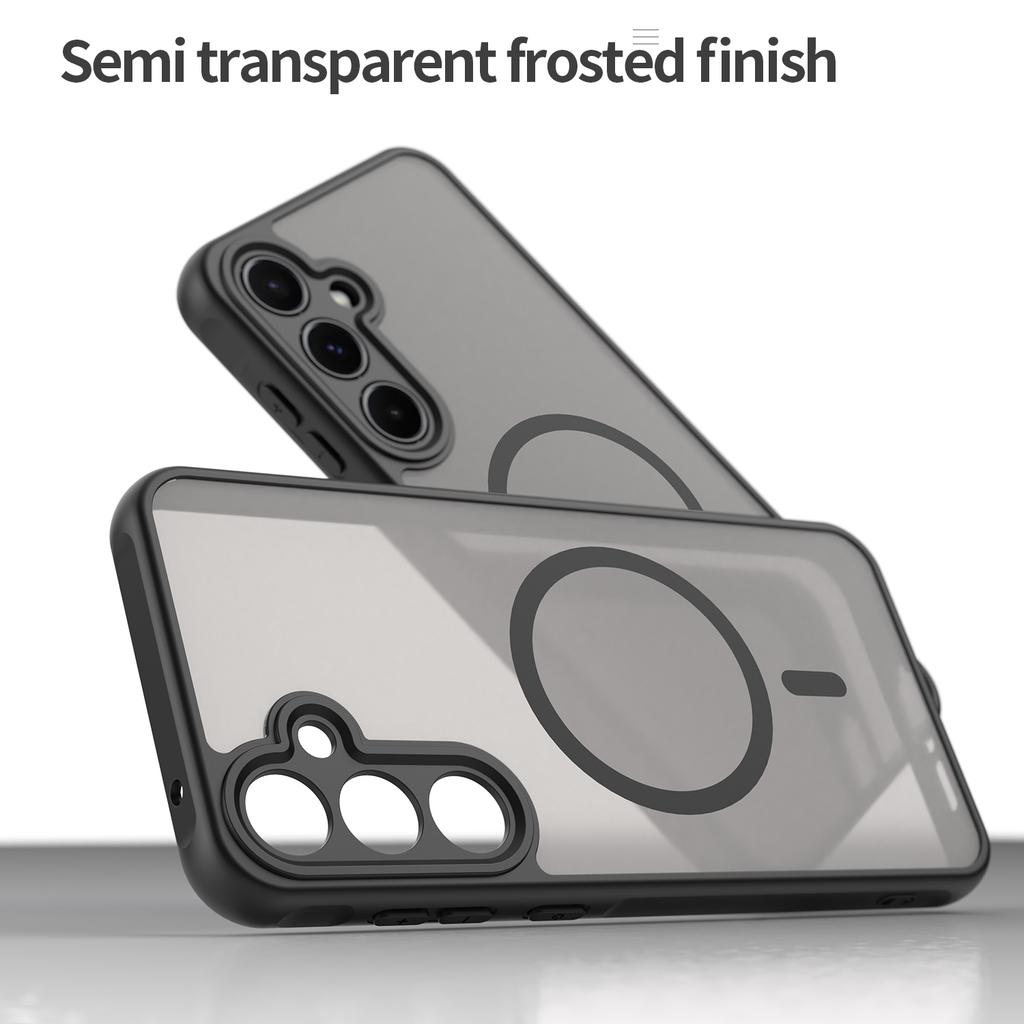 Samsung Galaxy S25 Plus Phone Case,Magnetic Shockproof Phone Case,Bumper Hybrid Cover for Samsung Galaxy S25 Plus