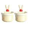2PCS Cactus Sink Drain Basket, 3-Inch Diameter, Easy Pop-Up Waste Disposal Filter Draining Basket, for Kitchen Standard Drains
