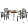 Five-Piece Outdoor Garden Dining Set - Grey