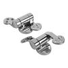 2Pcs Zinc Alloy Toilet Slow-Down Hinge Replacement For Wooden Toilet Adjustable Pew Hinges Connecting Cover Slow-down Fittings