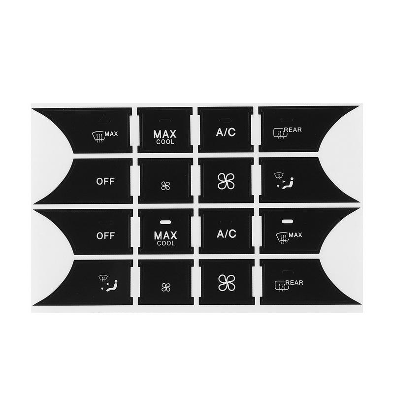 Voor Mercedes Benz GLK350 C-Klasse CLS C218 SLK W172 W204 W212 W218 W207 W220 Zwarte Auto Knop Reparatie Sticker Decals Stickers