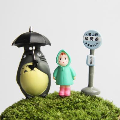 Small Decor Statues for DIY Miniature Landscape & Terrarium 3PCS