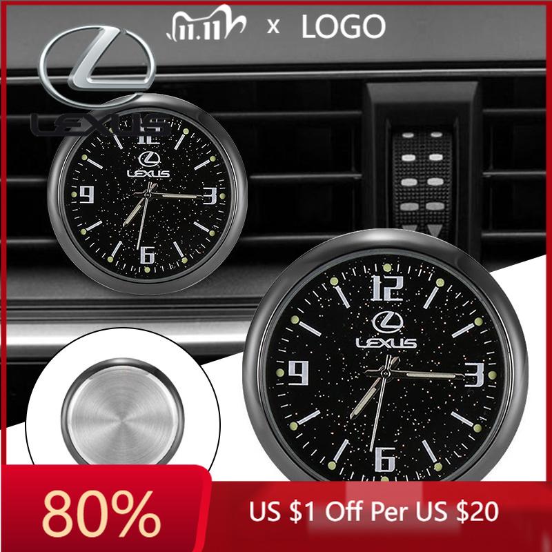 2026 Hot Interior Stickers For Lexus ES RX IS RX330 IS250 ES300h RX350 UX CT Luminous Car Clock Automobiles Internal Stick-On Wa JM3