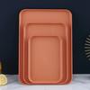 Multi-use Large Tray Capacity Serving Plastic Practical Food-grade Storage Tray for Home