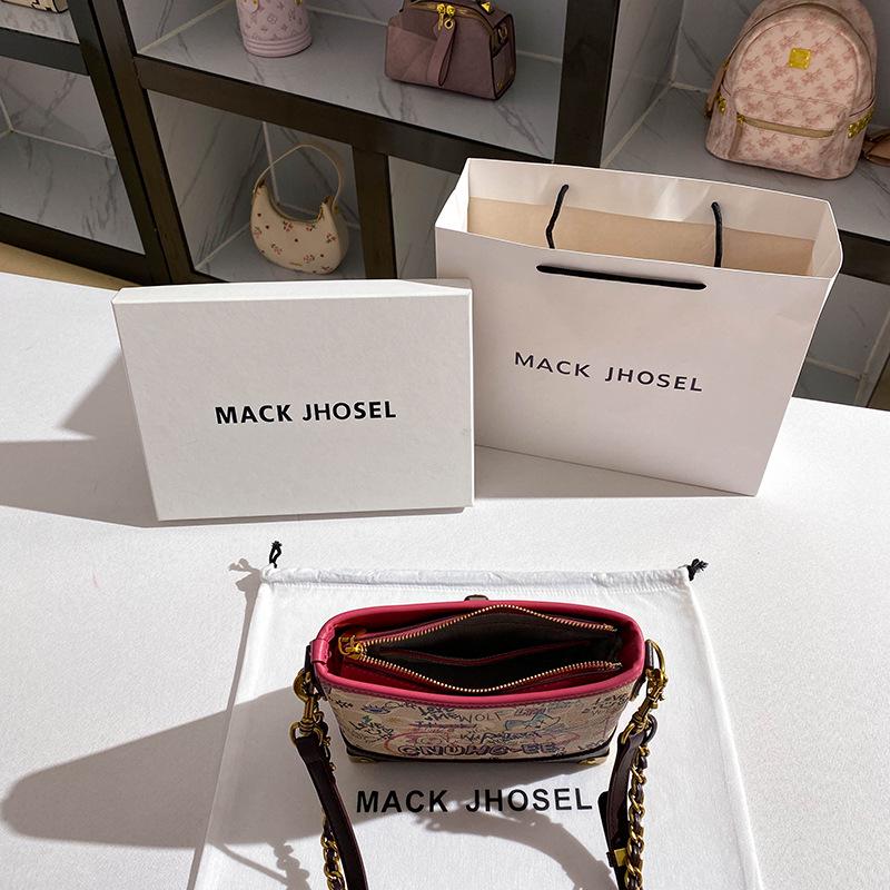 2024 High-End Graffiti Design Ketten-Bucket-Bag