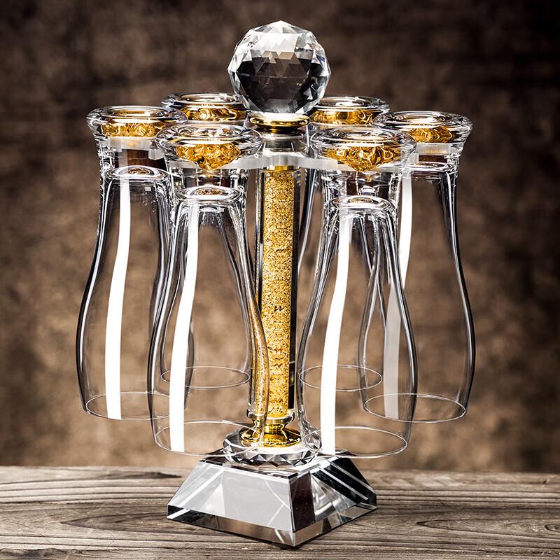 

Luxury Gold Foil Beer Glass Set