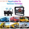 Y4UA 7 inch Wireless Parking Assistance Rear View Camera Truck Bus Trailer Excavator