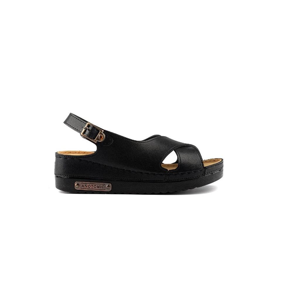 Orthopädische, stilvolle, bequeme Damen-Sandalen mit anatomischer, bequemer Sohle und kurzen Absätzen für den täglichen Gebrauch