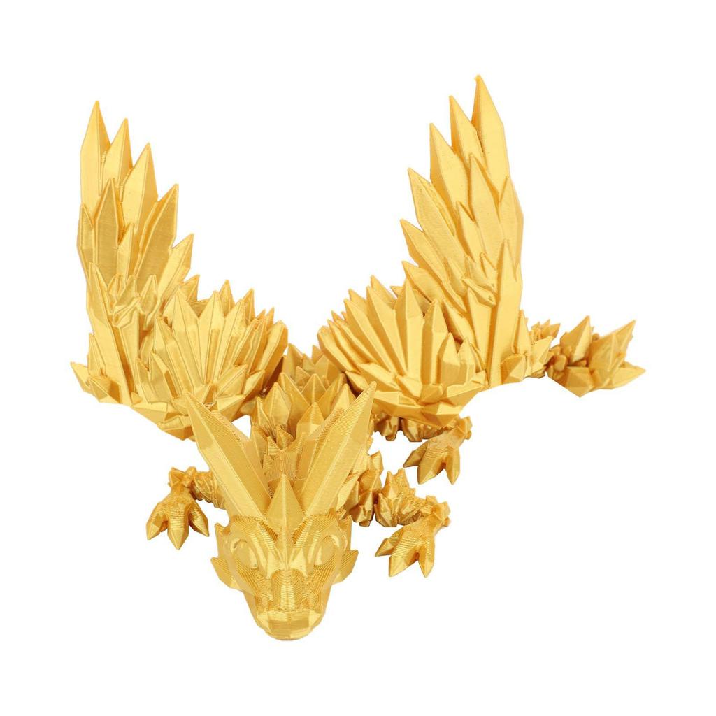 3D Printed Winged Flying Dragon Egg Figurine