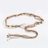 Woven Beads Belt Sexy Waistband with Beads Waistband for Girls Ladies