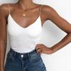 New For Women'S Summer, Solid Color Suspender Bottoming Shirt, Slim-Fitting Small Vest, Women'S Suspender Shirt Outside