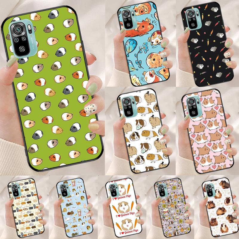 Custodia Carina con Motivo Porcellino d'India Per Xiaomi Redmi Note 14 13 Pro 12 11 9 10 9S 10S 11S 12S Redmi 14C 10C 12C 13C