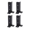 4 Sets Post Anchor Brackets Metal Base Bracket Mounting Kit for Deck Support Heavy Duty Fence Porch Railing Handrails