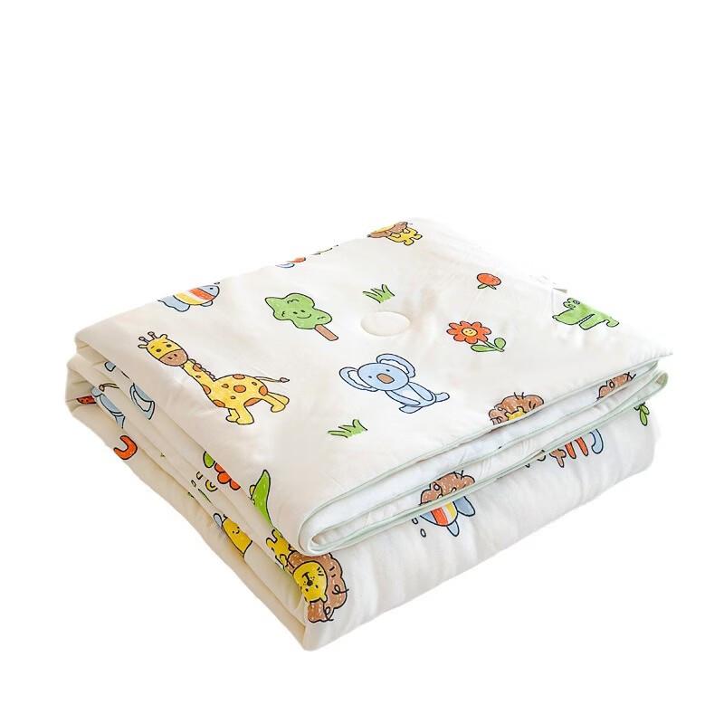 Brangdy Colorful Dinosaur Soy Fiber Summer Quilt