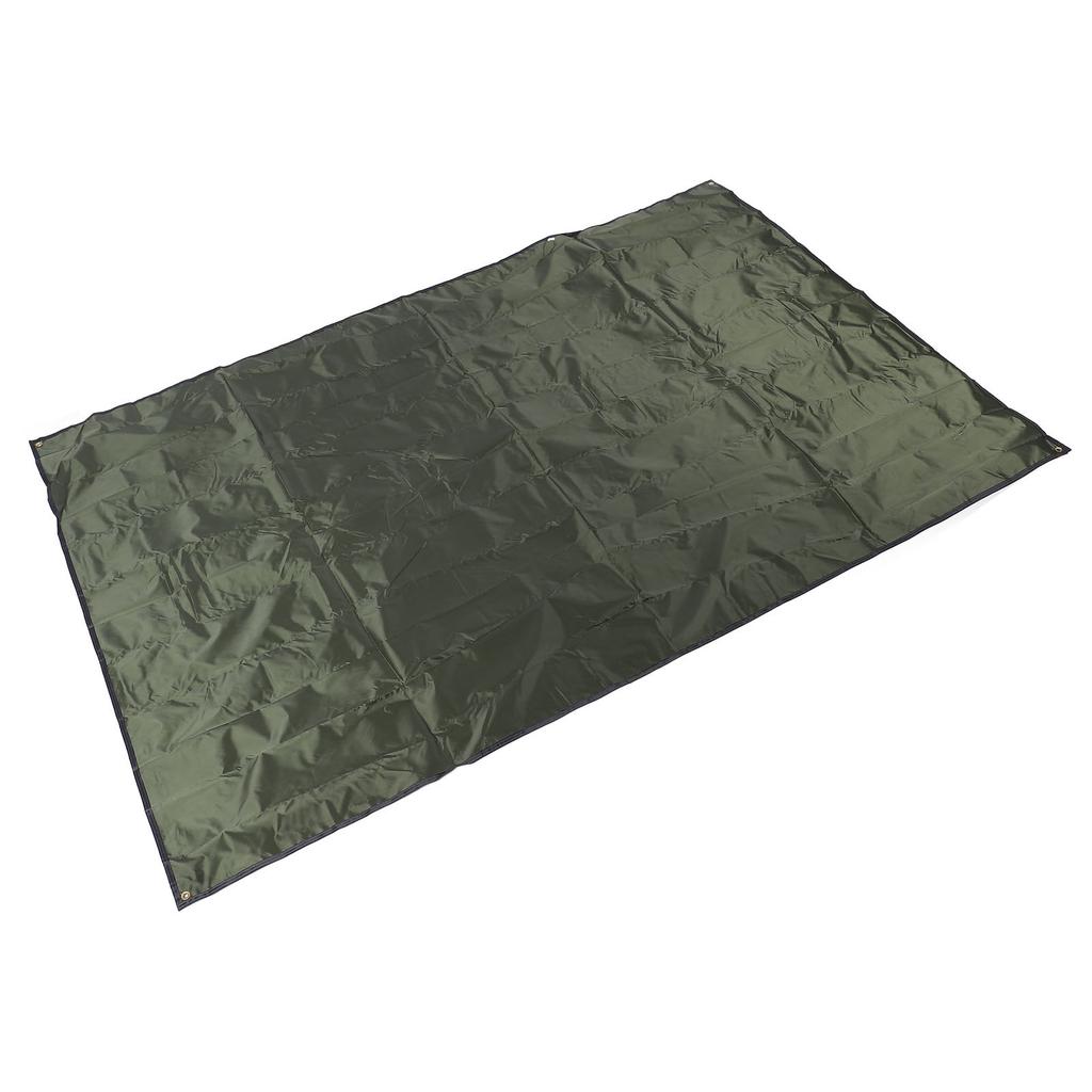 S Size Camping Tent Footprint Canopy Water Proof Camping Tarp Wear Proof Oxford Cloth Picnic Mat for Outdoor OD Green