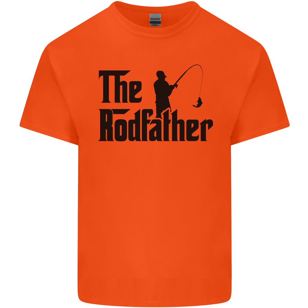 The Rodfather Funny Fishing Rod Father Unisexs Light Cotton TShirt