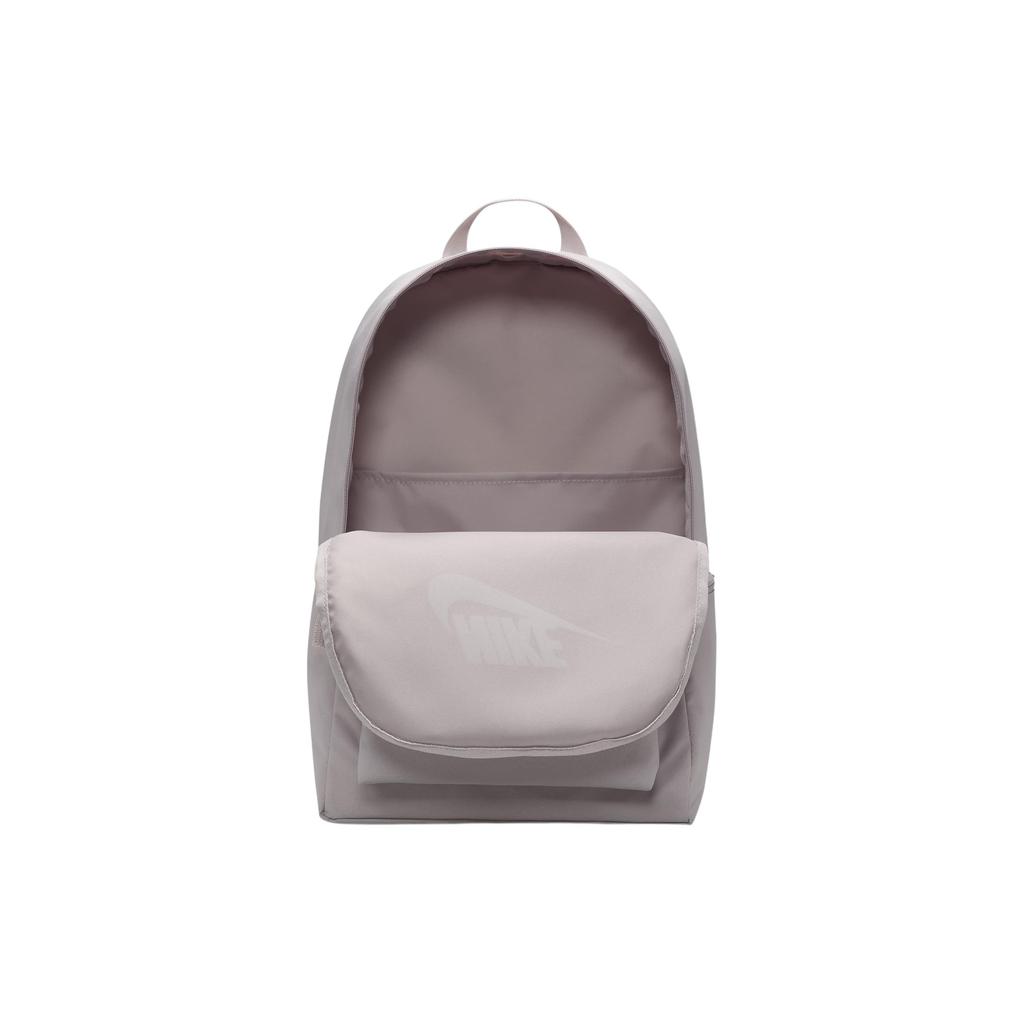 New Nike Heritage Polyester Backpack Unisex Platinum Purple & Summit White DC4244-019