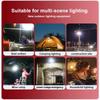 Solar Light Bulb 300W Camping Solar LED Light USB Rechargeable 5Lighting Modes Tent Hanging Bulb for Outdoor Hiking Emergency