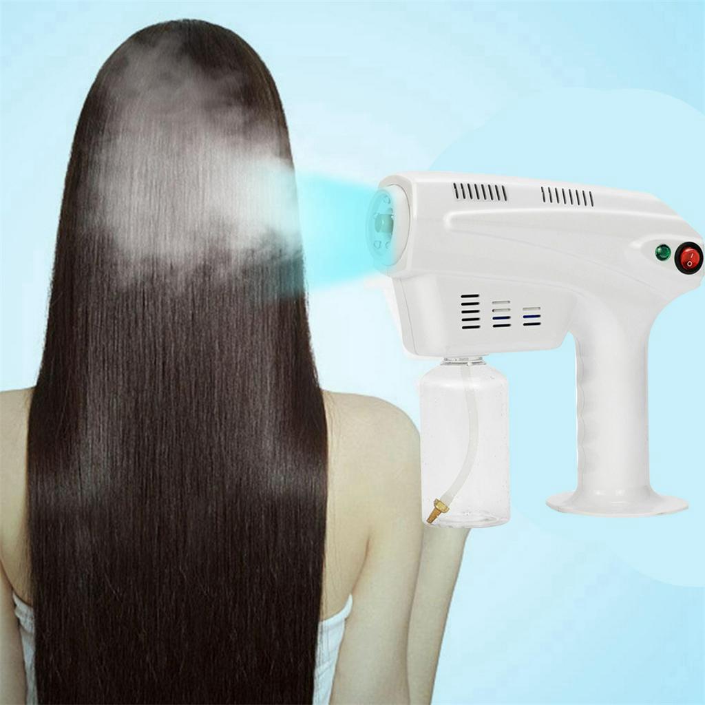 Wireless Rechargeable Nano Blue Light Atomizer Disinfection Sprayer 2600mAH UK/US/EU Plug White 800ML