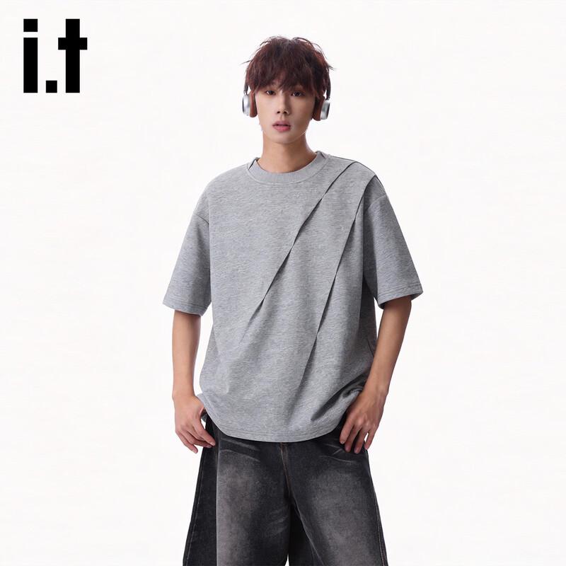 Izzueit Men s Loose-Fit Crew Neck T-Shirt L