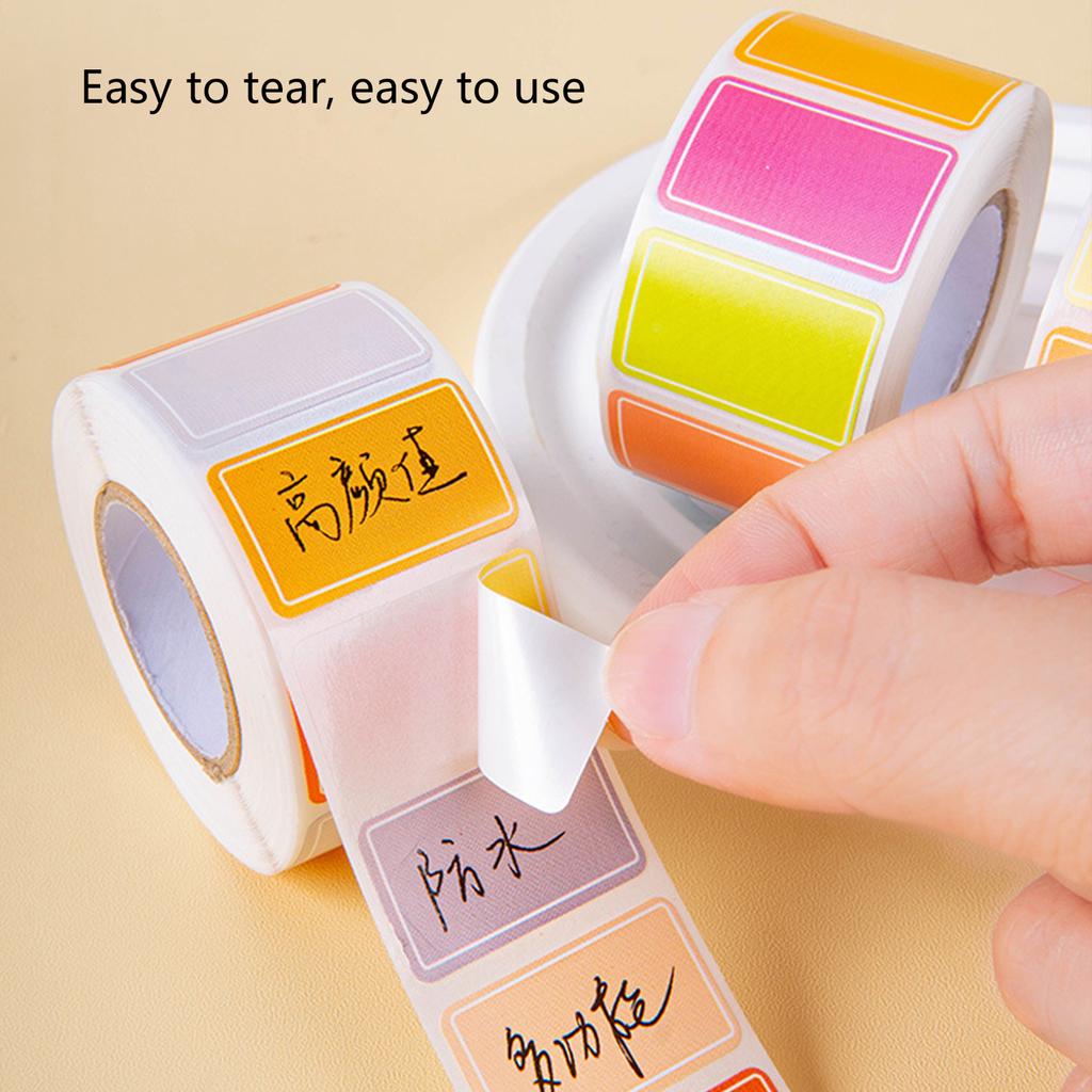Waterproof Adhesive Labels for Organizing Home Office School Supplies With Tear Proof Designs