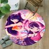 1pc Winx Club  Carpet, Round Rug, Comfortable, Suitable for Entryways, Living Rooms, Office, And Bedrooms, Christmas Decoration