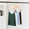 Silk Camisole for Women, V-Neck Spring/Summer Top, Trendy Base Layer, Stylish Acetate Outerwear Tank Top