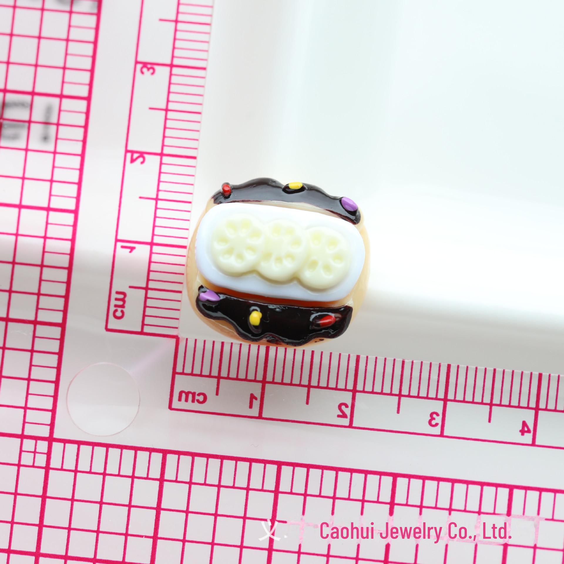 

Чехол для телефона и подвеска из эпоксидной смолы в виде суши и еды своими руками Approx. 2.2cm x 1.8cm