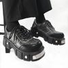 Fashion Best - Selling Gothic Platform Shoes | Premium Textured Leather Footwear