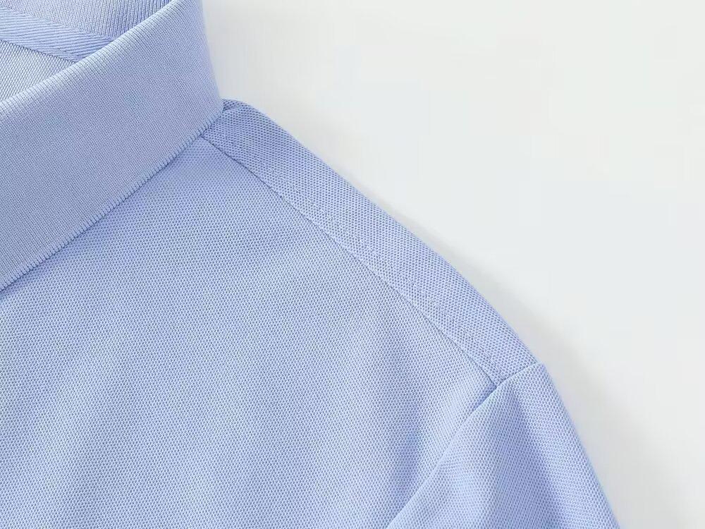 Men's Retro Long Sleeve Polo Shirt - Trendy Harajuku Style, Loose Fit Autumn Top with Turn-down Collar