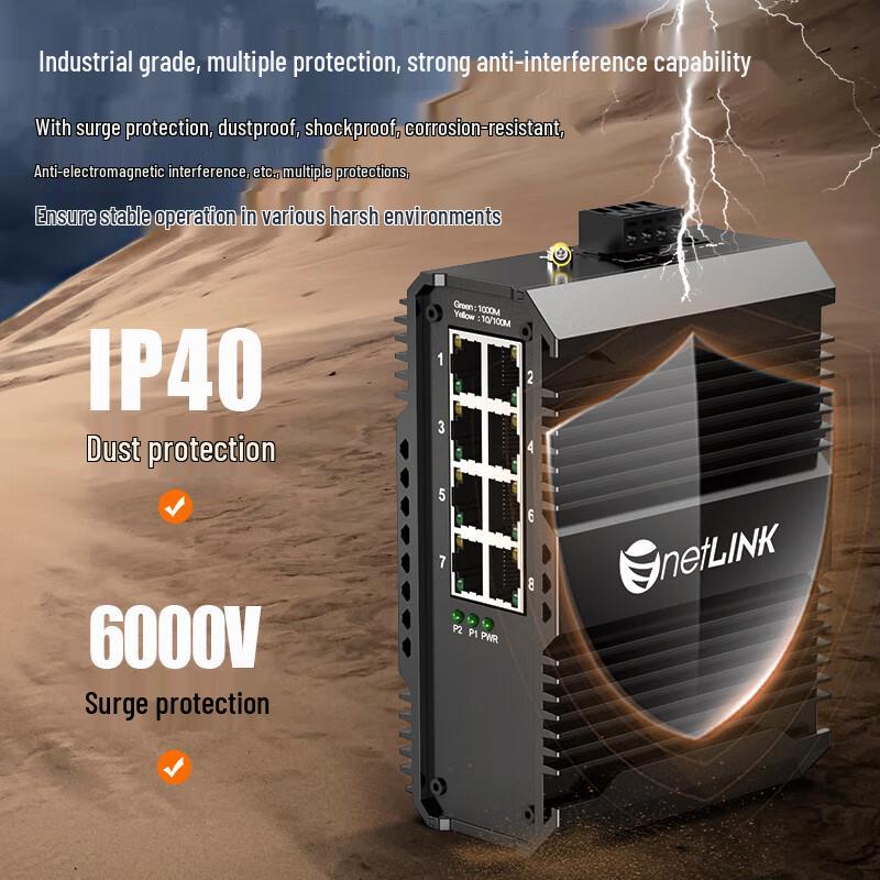 netLINK Unmanaged Industrial Ethernet Switch