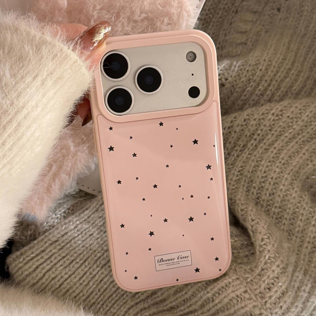 Black Star Foundation Apple 17 Pro Max Phone Case 15 Suitable for iPhone 16 Gentle Korean Style 13 Epoxy Huawei