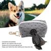 Ostrich Grain Surface Dog Poop Bag Dispenser Leash Hanging Bag  Daily Dog Walking