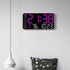 Large Display Digital Wall Clock Week Date Display Electronic Table Clock LED Alarm Clock  Bedroom