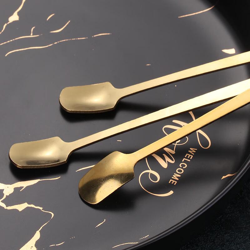 ZISIZ Stainless Steel Square-Head Spoons