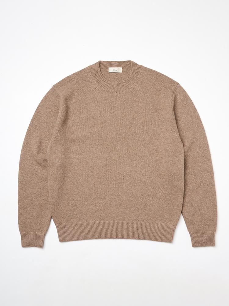 Berno 24Fw Fox Crew-Neck Knit Beige L