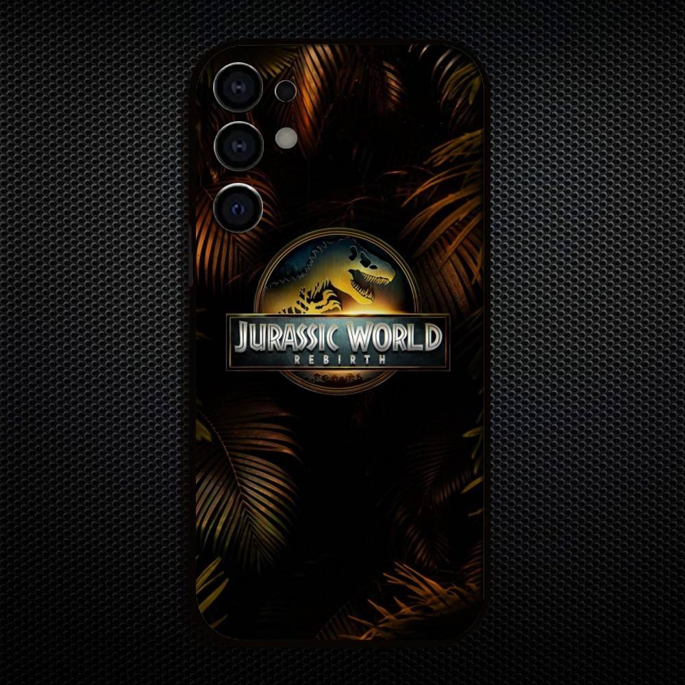 J-Jurassic Park Dinosaur World  Phone Case For Samsung S25,S24,S23,S22,S21,S20,Plus,Fe,Lite,Others Black Cover