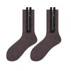 Mid Tube Metal Zipper Socks Sweat-absorbent Knitted Socks Personalized Mid-length Tube Socks  Women