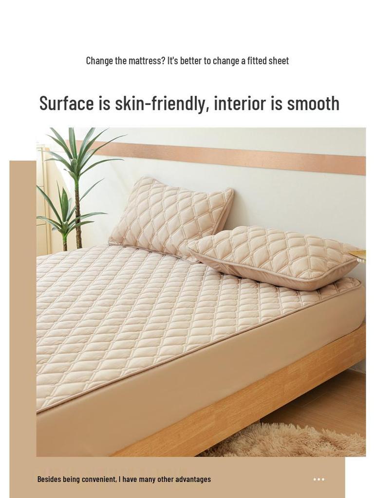 2025 Quilted Fitted Mattress Protector for Russia, Ukraine, Europe & America