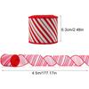 1PC Wrapping Ribbon Linen Material DIY Materials Easy To Style Gift Wrapping Exquisite Christmas Decorations Bow Making 6.3cmx4.5m