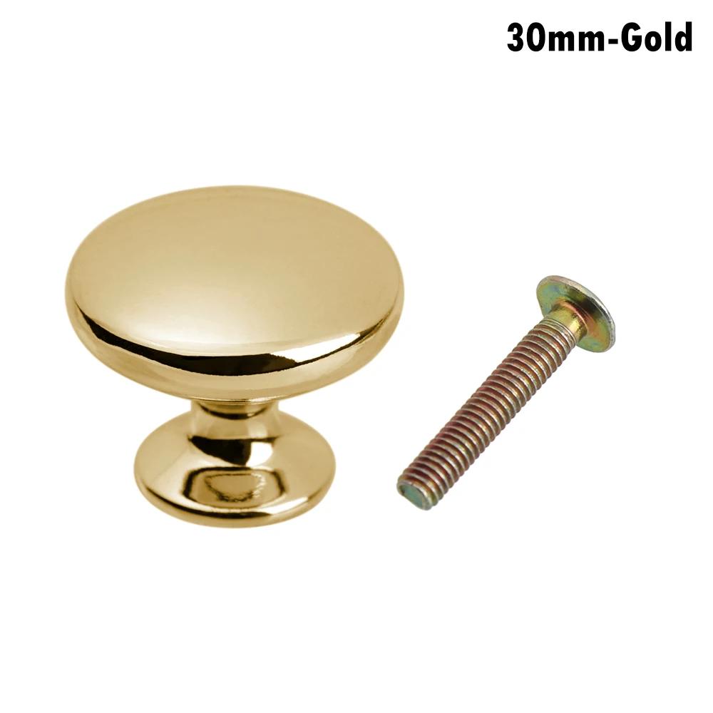Round Alloy Cabinet Handles Knobs Kitchen Cupboard Door Wardrobe Pulls Drawer Furniture Hardware Fittings