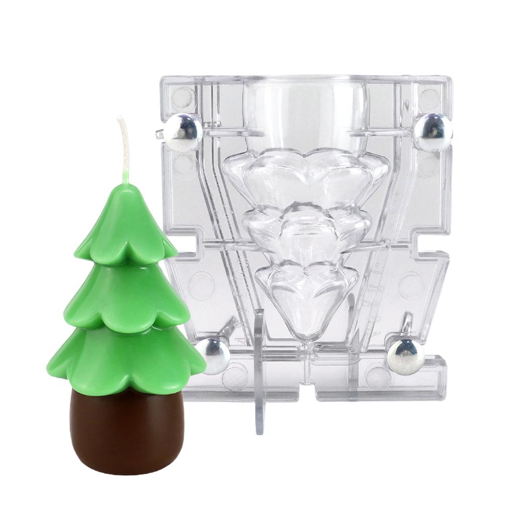 Flexible Christmas Tree Baking Mould Multipurpose PC Craft Tool for Ornament Holiday
