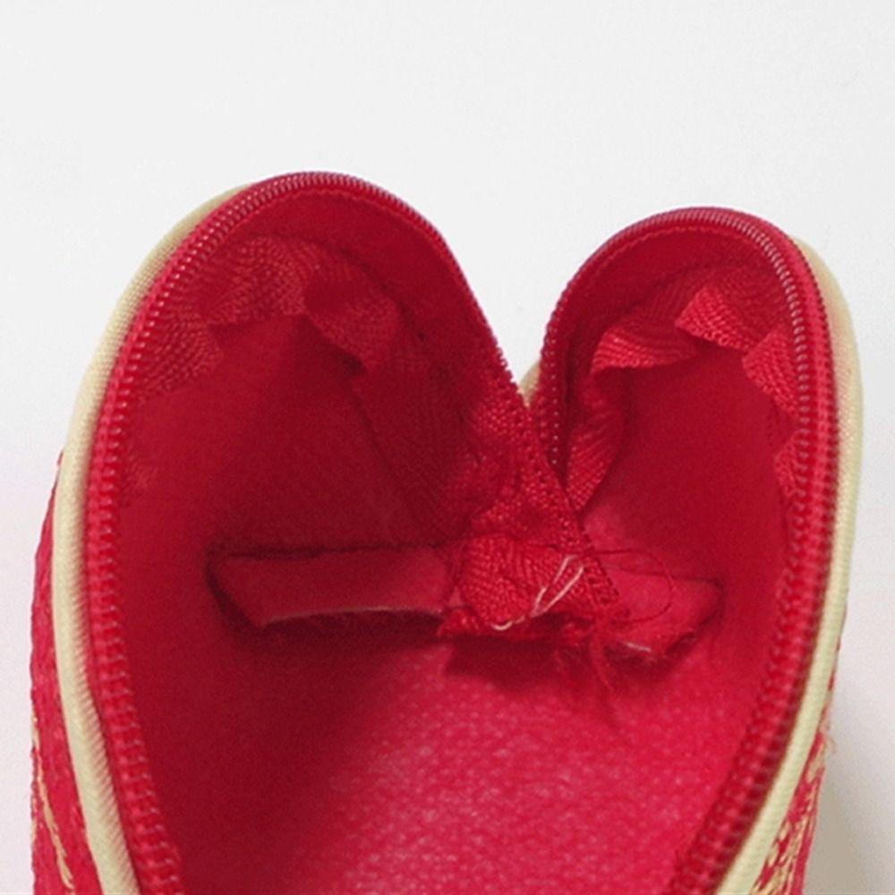 Wielokolorowe naszyjniki Etui Chiński styl Torba do przechowywania Etui na biżuterię Damska torba na biżuterię Portmonetka Saszetka