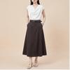 KOMPASU High Street A-Line Midi Skirt