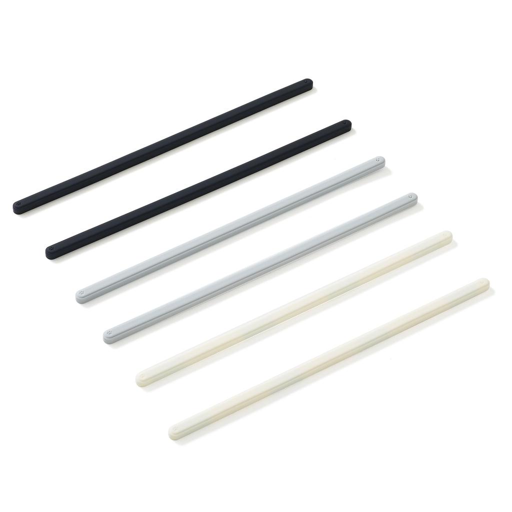 BTLIN Silicone Magnetic with Neodymium Set of 6 Bars, Flexible, Bendable, Built-in Magnets, 22cm,