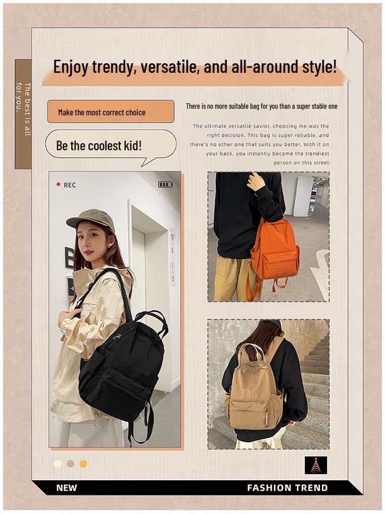 2025 Lightweight Versatile Travel School Backpack - Large Capacity, Fashionable for Men and Women